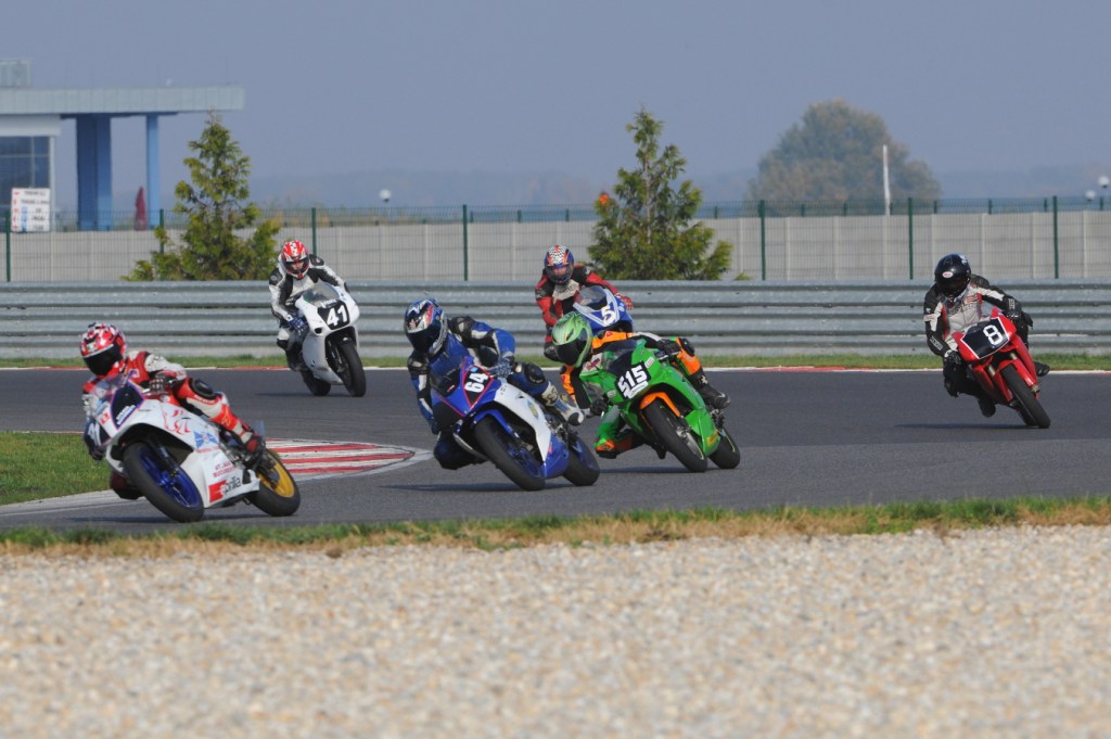 Razvan Mates during race 1 at Slovakia-Ring, Slovakia