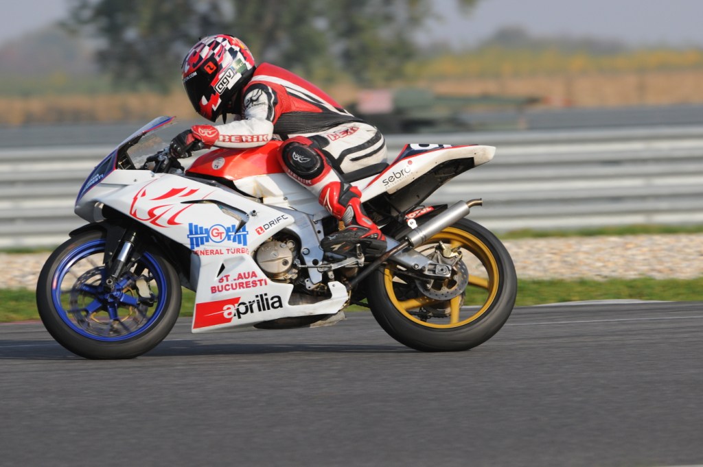 Razvan Mates during race 1 at Pannonia-Ring, Hungary