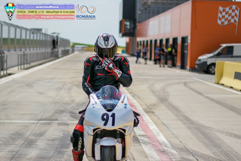 Razvan Mates Supersport Race 2017 East European Championship pit lane