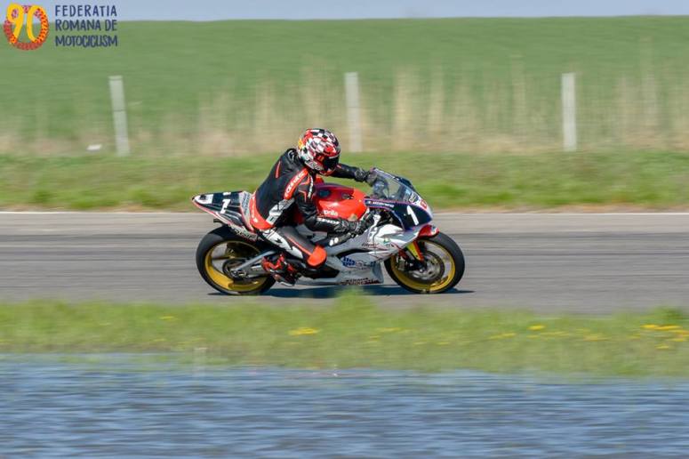 Razvan Mates competing for Steaua Bucuresti during race 2 of East European Championship at MotorPark Romania racetrack