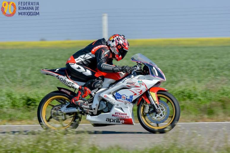 Razvan Mates during Race 1 of the Romanian National Championship